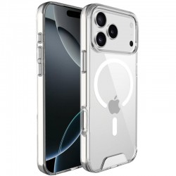 Чохол TPU Space Case with MagSafe для Apple iPhone 17 Pro (6.3")  Прозорий - 00000080985_1
