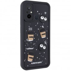 Чохол TPU Toys Case для Xiaomi Redmi 12C / Poco C55  Black / Always Happy - 00000074044_1