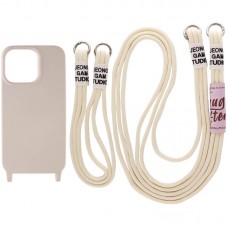 Чохол TPU two straps California для Apple iPhone 13 Pro (6.1")  Бежевий / Antique White - 00000055802_1