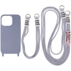 Чохол TPU two straps California для Apple iPhone 13 Pro (6.1")  Сірий / Stone - 00000055802_14