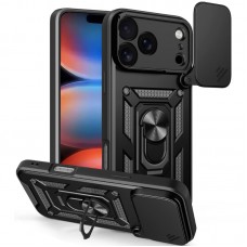 Чохол Ummi Camshield Serge Ring для Apple iPhone 17 Pro Max (6.9")  Чорний / Black - 00000087092_7