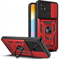 Чохол Ummi Camshield Serge Ring для Xiaomi Redmi 10C  Червоний - 00000080719_4