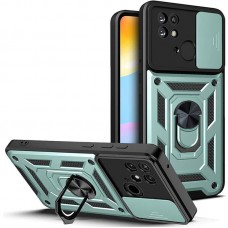 Чохол Ummi Camshield Serge Ring для Xiaomi Redmi 10C  Зелений - 00000080719_2