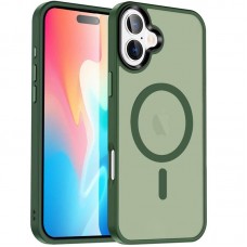 Чохол Ummi Colorful with MagSafe для Apple iPhone 16 Plus (6.7")  Зелений / Dark Green - 00000082700_2