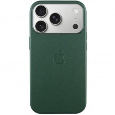 Чохол шкіряний Leather Case (AA) with MagSafe and Animation для Apple iPhone 17 Pro Max (6.9")  Forest Green - 00000084666_6