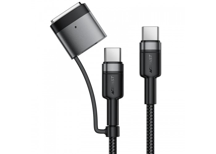 Дата кабель Acefast C22-05 2in1 Type-C to Type-C 240W/MAG3 140W (1.2m)