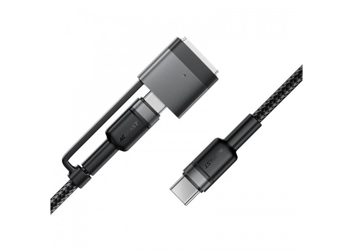 Дата кабель Acefast C22-05 2in1 Type-C to Type-C 240W/MAG3 140W (1.2m)