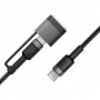 Дата кабель Acefast C22-05 2in1 Type-C to Type-C 240W/MAG3 140W (1.2m)