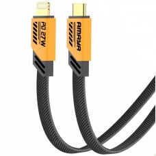 Дата кабель Amaya 33CL Type-C to Lightning 27W (1.2m)  Yellow - 00000087828_1