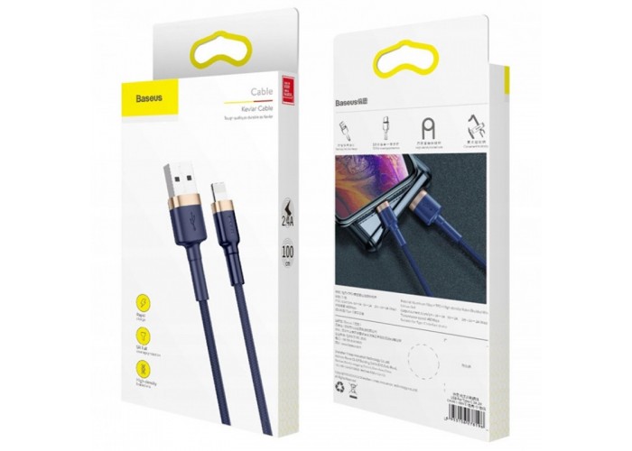 Дата кабель Baseus Cafule Lightning Cable 2.4A (1m) (CALKLF-B)