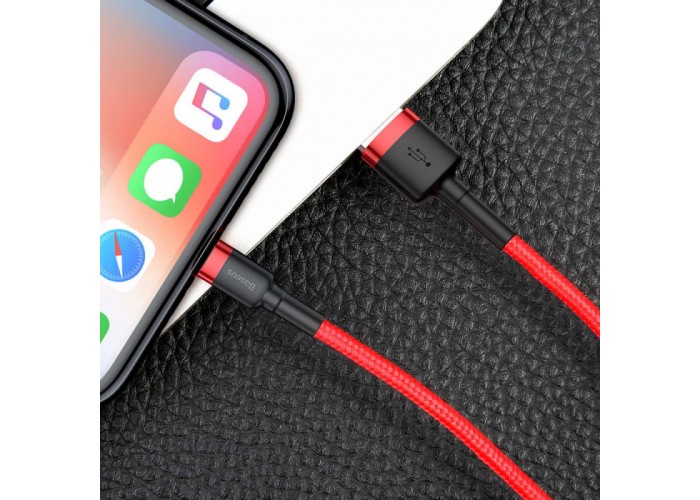 Дата кабель Baseus Cafule Lightning Cable 1.5A (2m) (CALKLF-C)
