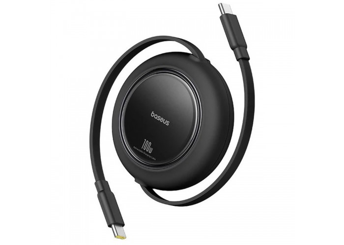 Дата кабель Baseus Free2Pull Mini Retractable Type-C to Type-C 100W (2m) (P10364500113)