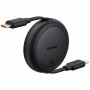 Дата кабель Baseus Free2Pull Mini Retractable Type-C to Type-C 60W (1m) (P10364500)