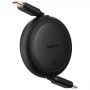 Дата кабель Baseus Free2Pull Mini Retractable Type-C to Type-C 60W (1m) (P10364500)