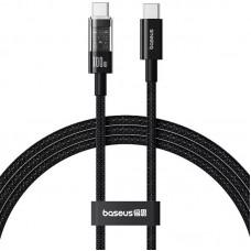 Дата кабель Baseus Gem Fast Charging Type-C to Type-C 100W (2m) (P10373000111-01)  Cluster Black - 00000080454_1