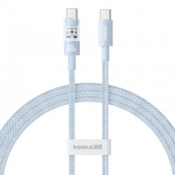 Дата кабель Baseus Gem Fast Charging Type-C to Type-C 100W (2m) (P10373000111-01)  Blue - 00000080454_3