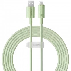 Дата кабель Baseus Habitat Series Fast Charging USB to Lightning 2.4A (2m) (P10360200)  Natural Green - 00000080548_2