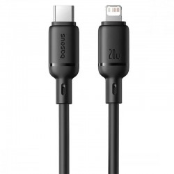 Дата кабель Baseus Silky Series OS Fast Charging Type-C to Lightning 20W (2m) (P10377701)  Cluster Black - 00000080549_1