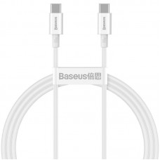 Дата кабель Baseus Superior Series Fast Charging Type-C to Type-C PD 100W (1m) (CATYS-B)  Білий - 00000053342_2