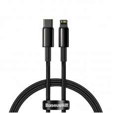 Дата кабель Baseus Tungsten Gold Type-C to Lightning PD 20W (1m) (CATLWJ)  Чорний - 00000048847_1