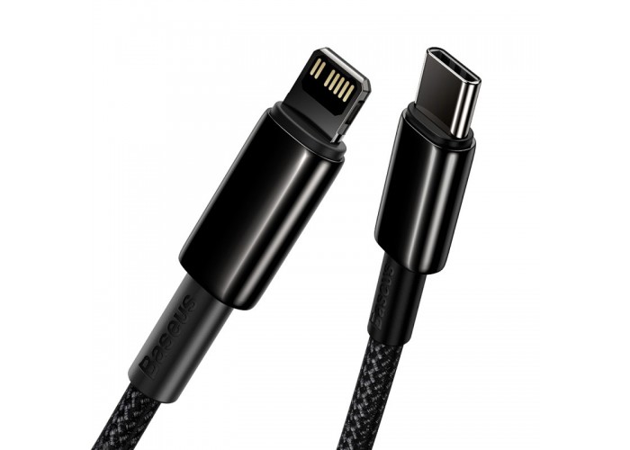 Дата кабель Baseus Tungsten Gold Type-C to Lightning PD 20W (1m) (CATLWJ)