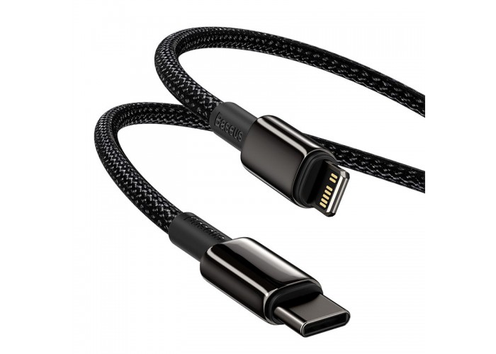 Дата кабель Baseus Tungsten Gold Type-C to Lightning PD 20W (1m) (CATLWJ)