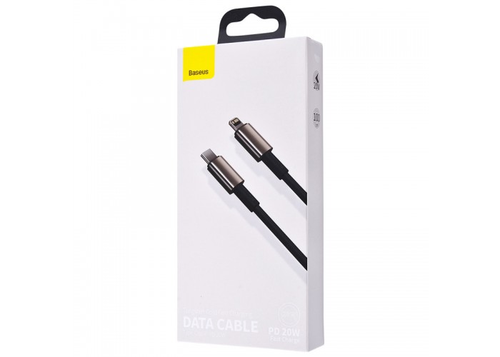 Дата кабель Baseus Tungsten Gold Type-C to Lightning PD 20W (1m) (CATLWJ)