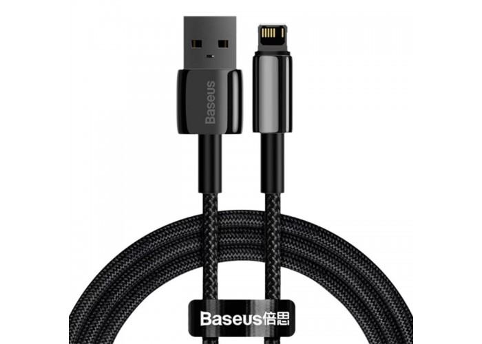 Дата кабель Baseus Tungsten Gold USB to Lightning Cable 2.4A (1m) (CALWJ-0)