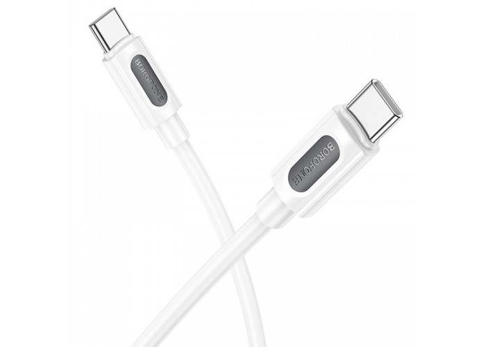 Дата кабель Borofone BX114 Structure Type-C to Type-C 60W (1m)