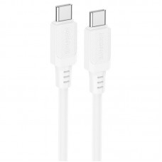 Дата кабель Borofone BX115 Lotto Type-C to Type-C 60W (1m)  White - 00000085109_1