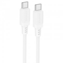 Дата кабель Borofone BX115 Lotto Type-C to Type-C 60W (1m)  White - 00000085109_1