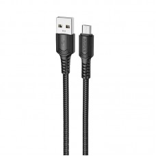 Дата кабель Borofone BX116 Certain USB to MicroUSB 2.4A (1m)  Black - 00000076767_2