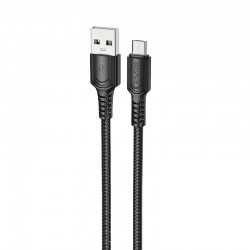 Дата кабель Borofone BX116 Certain USB to MicroUSB 2.4A (1m)  Black - 00000076767_2