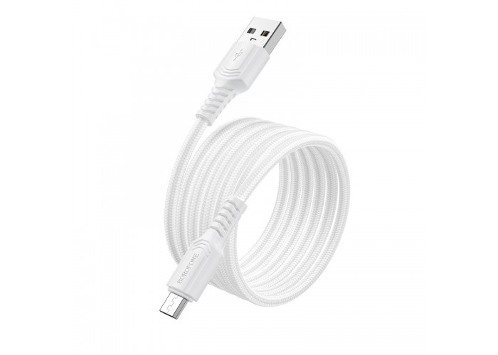 Дата кабель Borofone BX116 Certain USB to MicroUSB 2.4A (1m)