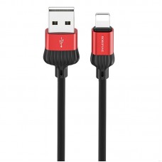Дата кабель Borofone BX28 Dignity USB to Lightning (1m)  Червоний - 00000056893_2