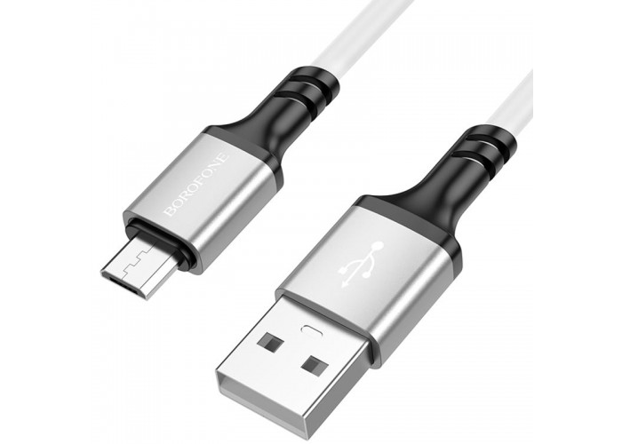 Дата кабель Borofone BX83 Famous USB to MicroUSB 2.4A (1m)