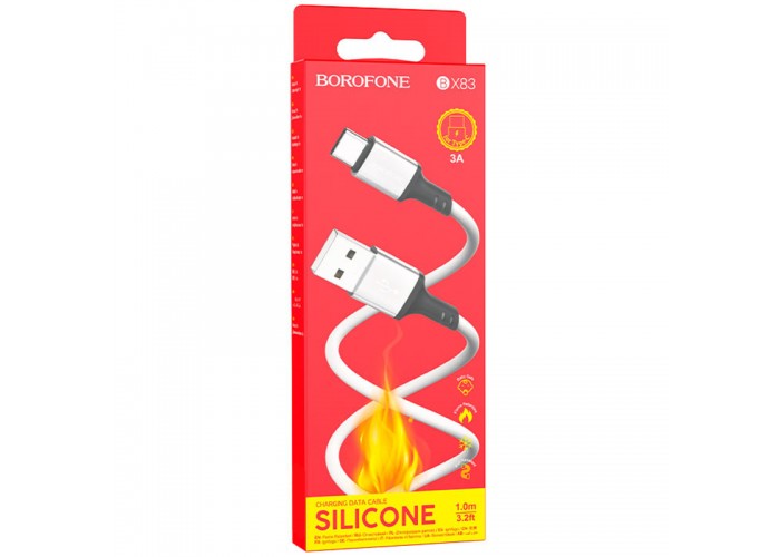 Дата кабель Borofone BX83 Famous USB to Type-C 3A (1m)