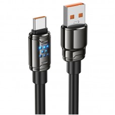 Дата кабель Hoco U143 Joy USB to Type-C 5A (1.2m)  Black - 00000081824_1