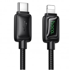 Дата кабель Hoco U146 Mundo Type-C to Lightning 30W (1.2m)  Black - 00000082823_1
