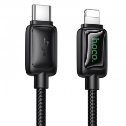 Дата кабель Hoco U146 Mundo Type-C to Lightning 30W (1.2m)  Black - 00000082823_1