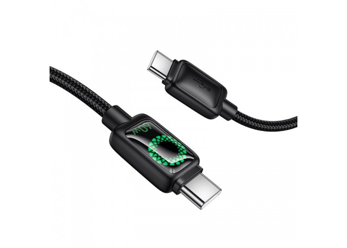 Дата кабель Hoco U146 Mundo Type-C to Type-C 60W (1.2m)