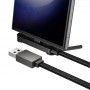 Дата кабель Hoco U150 Exquisite side plug and stand USB to Type-C 36W (1.2m)