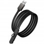 Дата кабель Hoco U150 Exquisite side plug and stand USB to Type-C 36W (1.2m)