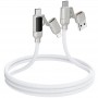 Дата кабель Hoco U152 Fortune 4in1 Type-C to Lightning/Type-C to USB 240W (1.2m)