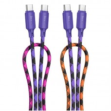 Дата кабель Hoco X116 Meridian Type-C to Type-C 60W (1m)  Gradient Purple Mix - 00000079041_2