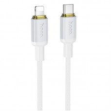 Дата кабель Hoco X128 Benefit Type-C to Lightning 30W (1m)  White - 00000086525_2