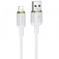 Дата кабель Hoco X128 Benefit USB to Lightning 12W (1m)  White - 00000086526_2
