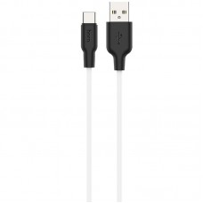 Дата кабель Hoco X21 Plus Silicone Type-C Cable (2m)  Чорний / Білий - 00000035241_1