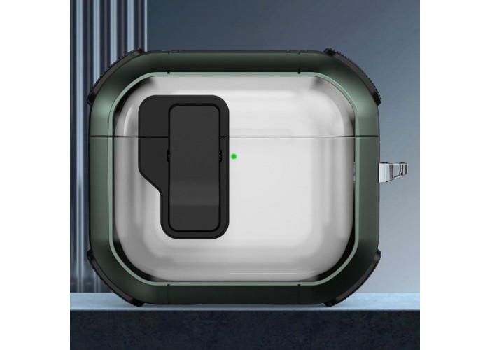 Футляр протиударний Locking Button для навушників Airpods 4
