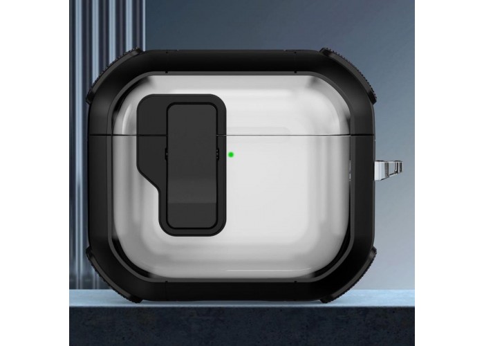 Футляр протиударний Locking Button для навушників Airpods 4